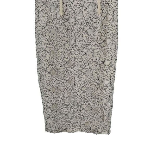 Jill Stuart Sheath Dress Size 2 White Love Glow Embroidered Lace Sleeveless GUC - Picture 7 of 16